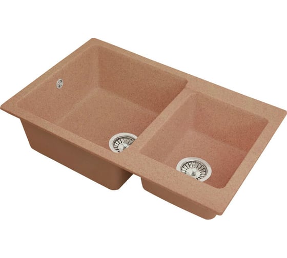 Кухонная мойка GreenStone цвет: терракот GRS-76k-307