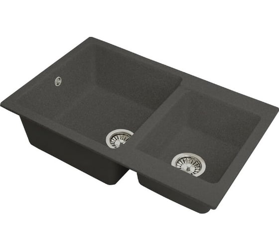 Кухонная мойка GreenStone цвет: черный GRS-76k-308