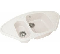 Кухонная мойка GreenStone цвет: белый GRS-14-331