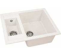 Кухонная мойка GreenStone цвет: белый GRS-21-331