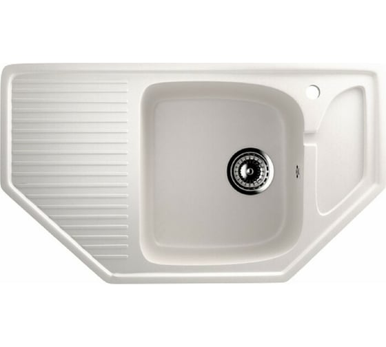 Кухонная мойка GreenStone цвет: белый GRS-10-331