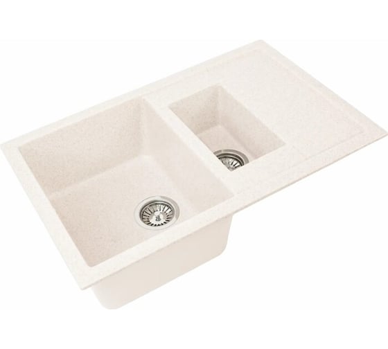 Кухонная мойка GreenStone  цвет: белый GRS-21K-331 1