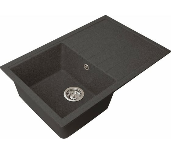 Кухонная мойка GreenStone цвет: черный GRS-76-308