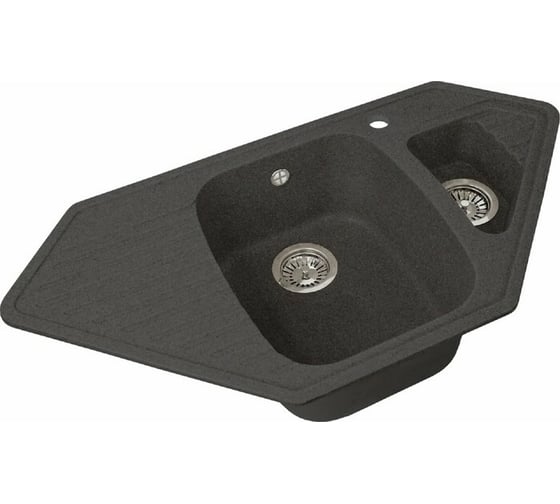 Кухонная мойка GreenStone GRS-10K цвет: черный GRS-10K-308