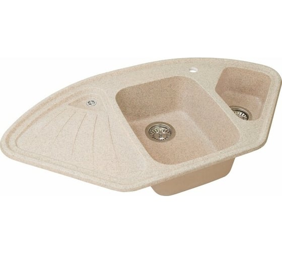 Кухонная мойка GreenStone GRS-14K цвет: бежевый GRS-14K-328 1