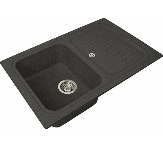 Кухонная мойка GreenStone GRS-78 цвет: черный GRS-78-308
