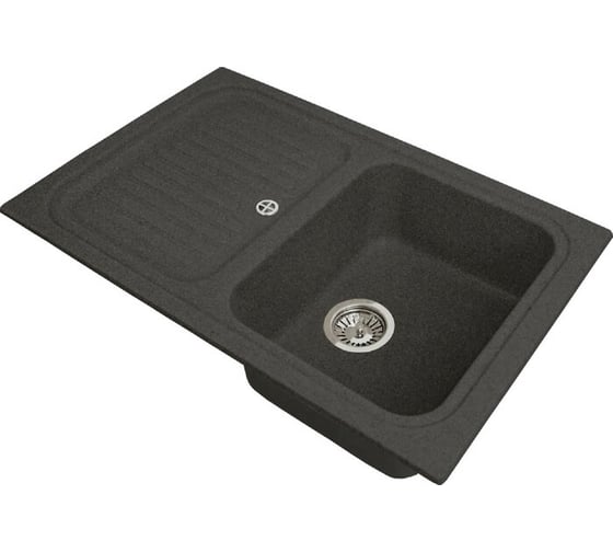 Кухонная мойка GreenStone GRS-78 цвет: черный GRS-78-308