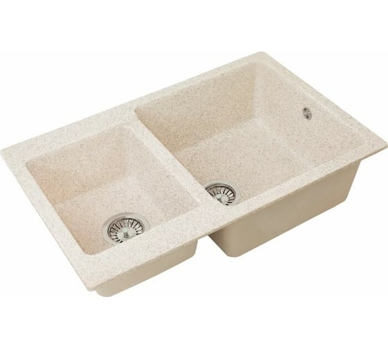 Кухонная мойка GreenStone GRS-76k цвет: песочный GRS-76k-302