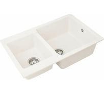 Кухонная мойка GreenStone GRS-76k цвет: белый GRS-76k-331