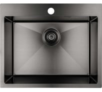 Мойка сварная с сифоном VIDAGE VS-5044 с сифоном, 50x44x21.5 см, цвет черный, нерж. сталь 1602014