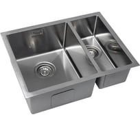 Кухонная мойка Grandex AQUA PROLINE 58 + смеситель под фильтр FASHUN A54309 101012