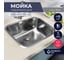 Кухонная мойка Grandex AQUA SELECT 49 + смеситель для кухни FASHUN A54010 101022 1