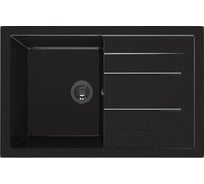 Мойка глянцевая HORKE М-14 черный металлик M14W10