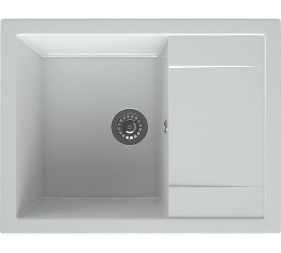 Мойка глянцевая HORKE М-15 белый металлик M15W01 1