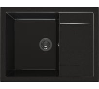 Мойка глянцевая HORKE М-15 черный металлик M15W10