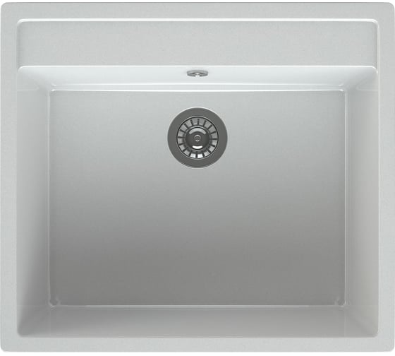 Мойка глянцевая HORKE М-21 белый металлик M21W01