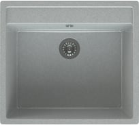 Мойка глянцевая HORKE М-21 светло серый M21W06