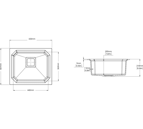 Мойка LONGRAN Octagon OCG530.457 Croma OCG530.457 - 49
