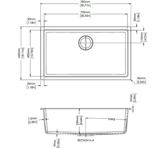 Мойка LONGRAN Enigma ENG780.460 Croma ENG780.460 - 49