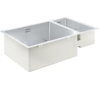 Мойка из нержавеющей стали GROHE 1.5 чаши, основная чаша слева, монтаж под столешницу 31575SD1
