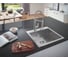 Мойка из нержавеющей стали GROHE K800 60-S 51.8/56, 1 чаша 31583SD1 3