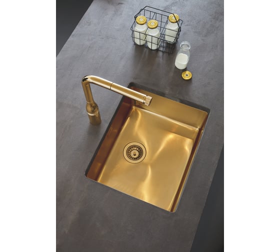 Мойка из нержавеющей стали GROHE 1 чаша, монтаж под столешницу 31574GN0