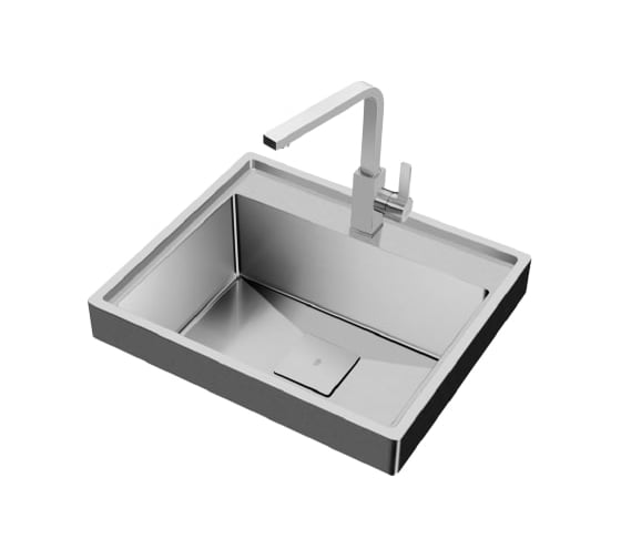 Врезная мойка Oulin OL-G6101