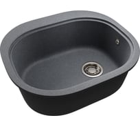 Кварцевая кухонная мойка EMAR EMQ-1570.C Антрацит
