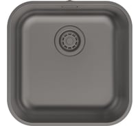 Мойка IDDIS нерж. сталь, графит, 446х446, Mate, MAT44GMi77