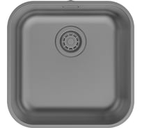 Мойка IDDIS нерж. сталь, графит, 446х446, Mate, MAT44GMi77