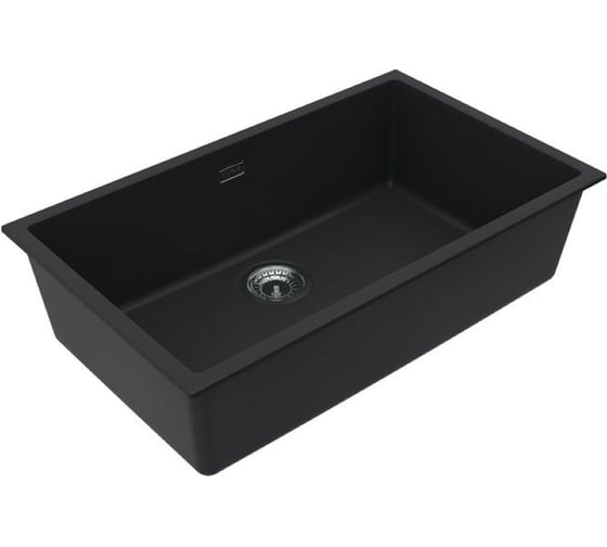 Мойка ALVEUS GRANITAL OMNI 40 DEEP BLACK-G90 750x450x198 с сифоном 1150063