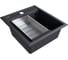 Мойка Paulmark STEPIA 45, IT-GRANIT + коландер ADVANCE брашированная нерж. сталь, PM114651-AN+A375-BS 2