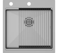 Мойка Paulmark нерж. сталь KRONER-PRO 51, брашированная сталь, 510x510мм, PM705151-BS