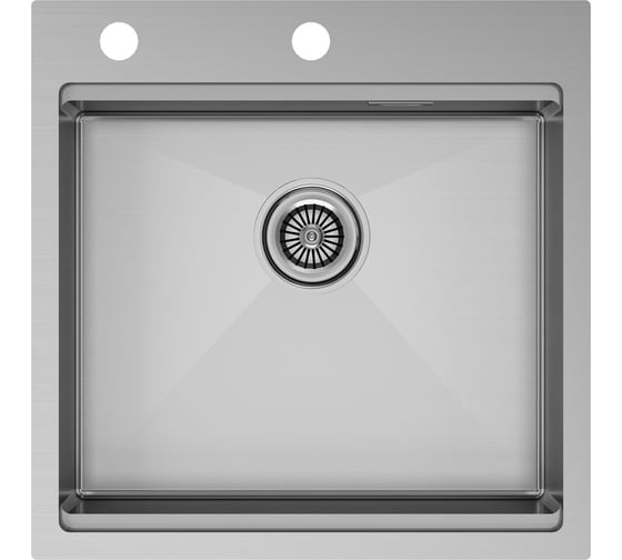 Мойка Paulmark нерж. сталь KRONER-PRO 51, брашированная сталь, 510x510мм, PM705151-BS 1
