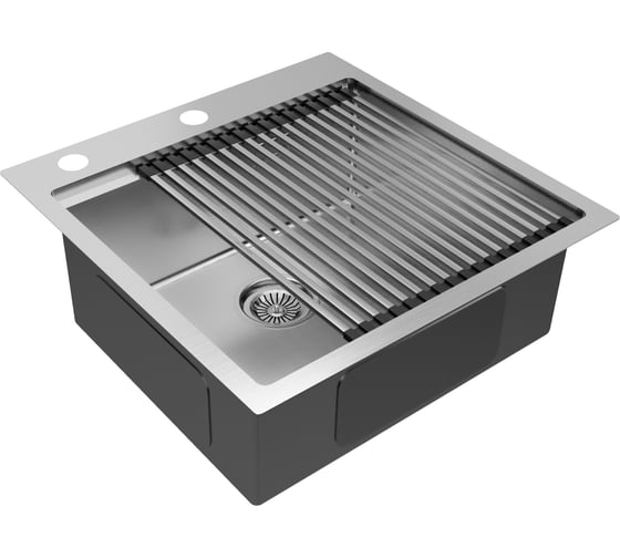 Мойка Paulmark нерж. сталь KRONER-PRO 51, брашированная сталь, 510x510мм, PM705151-BS