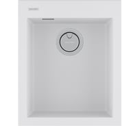 Мойка Paulmark DECORATION 41, ACRYSTONE, WHITE, 410x500 мм, PM934150-WH