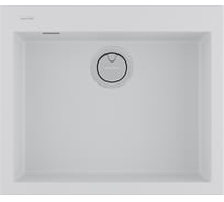 Мойка Paulmark DECORATION 60, ACRYSTONE, WHITE, 600x510 мм, PM936051-WH