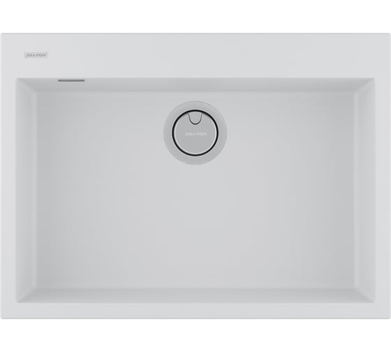 Мойка Paulmark DECORATION 69, ACRYSTONE, WHITE, 690x500 мм, PM936950-WH
