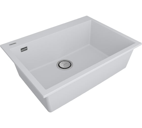 Мойка Paulmark DECORATION 69, ACRYSTONE, WHITE, 690x500 мм, PM936950-WH