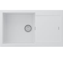 Мойка Paulmark EXTENSIO 86, ACRYSTONE, WHITE, 860x500 мм, PM988650-WH