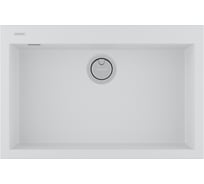 Мойка Paulmark DECORATION 76, ACRYSTONE, WHITE, 760x500 мм, PM937650-WH