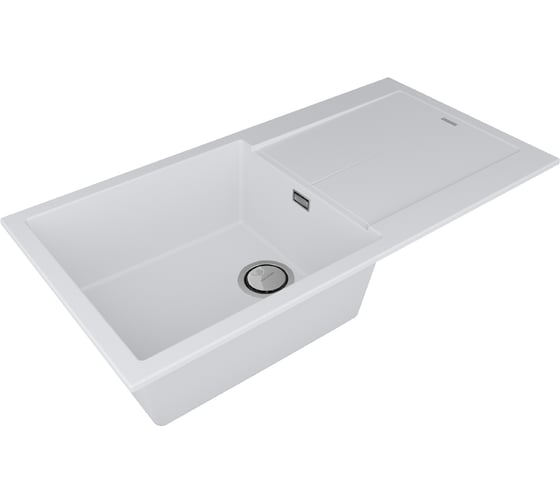 Мойка Paulmark EXTENSIO 99, ACRYSTONE, WHITE, 990x500 мм, PM989950-WH