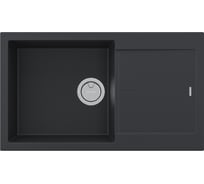 Мойка Paulmark EXTENSIO 86, ACRYSTONE, ANTRACITE, 860x500 мм, PM988650-AN