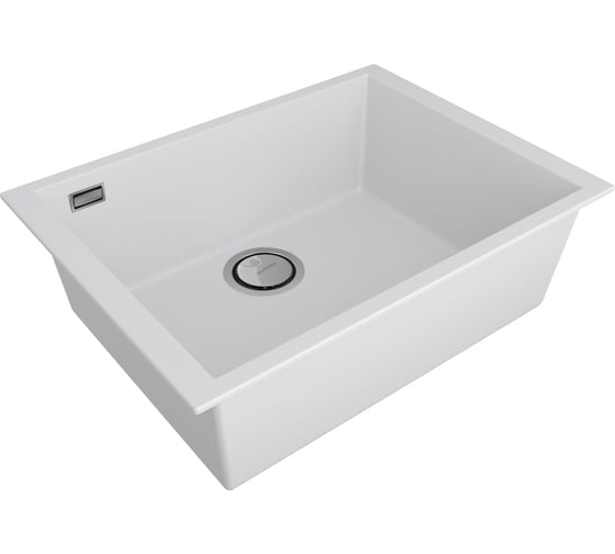 Мойка Paulmark NEO CLASSIC 60, ACRYSTONE, WHITE, 600x440 мм, PM966044-WH