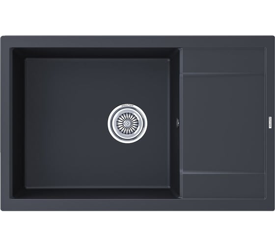 Мойка Paulmark FLUGEN 60, IT-GRANIT антрацит, 780x500 мм, PM317850-AN 1