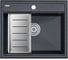 Мойка Paulmark STEPIA 60, IT-GRANIT + коландер ADVANCE брашированная нерж. сталь, PM115951-DG+A375-BS 2