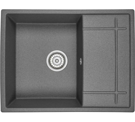 Гранитная мойка EMAR Антрацит EMQ-1650.Q 1