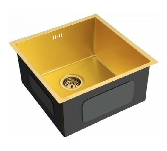 Мойка универсального монтажа EMAR PVD Nano Golden EMB-102