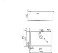 Кухонная мойка из нержавеющей стали Gerhans RK35044