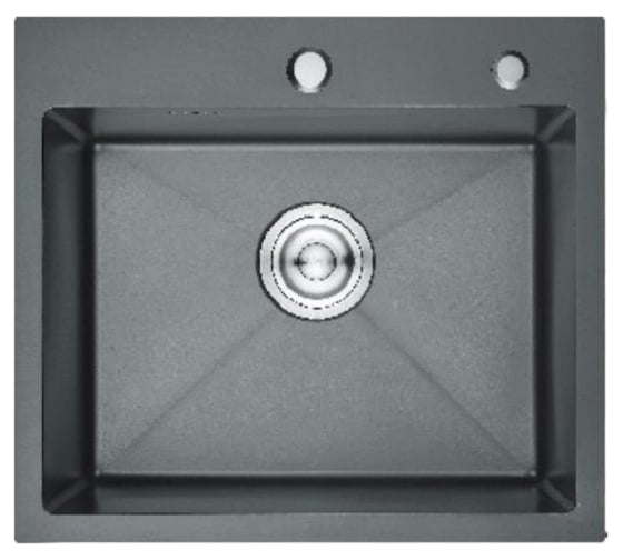 Кухонная мойка из нержавеющей стали GERHANS RK 35044B 1